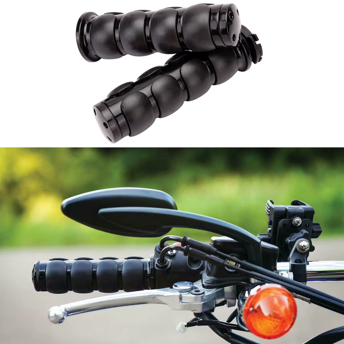 Manillar de 25 mm para Harley Cruiser, Chopper y Suzuki M109R - imagen 2