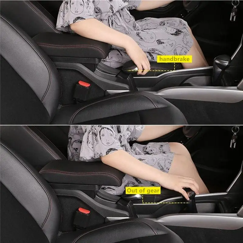Reposabrazos Skoda Fabia 2 con caja de almacenamiento USB consola - imagen 5
