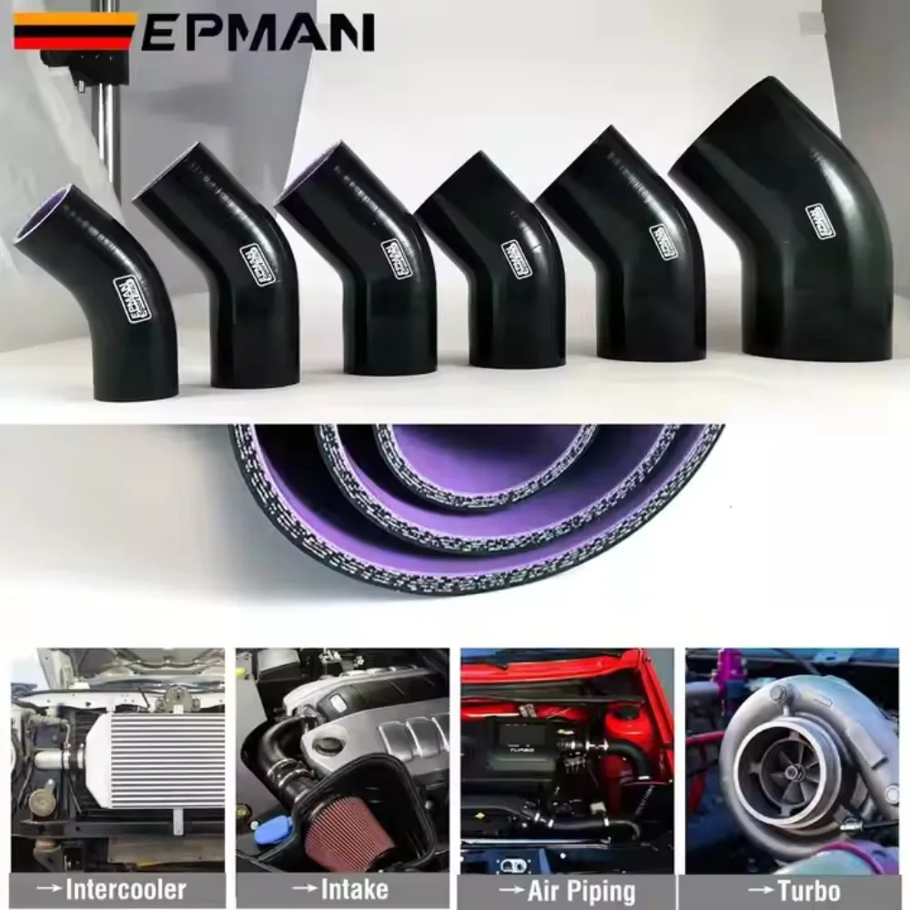 EPMAN manguera de silicona con codo para BMW E34 - imagen 5