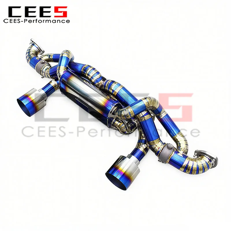 CEES Tuning Escape cat-back valvulado para Porsche Cayman GT4 RS 4.0 - imagen 2