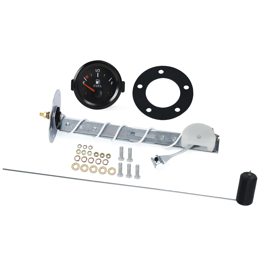 Gauge combustible LED blanco 52mm 12V universal - imagen 2
