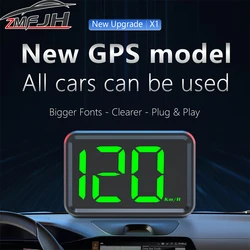 AD X1 Velocímetro HUD GPS universal con pantalla frontal