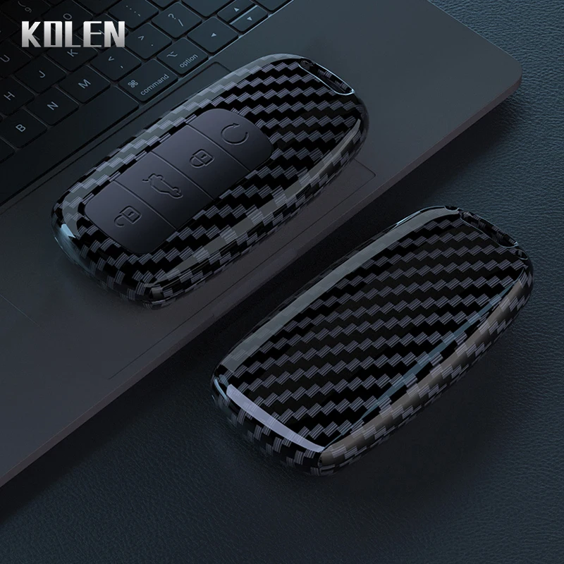 Funda llave coche fibra de carbono ABS – Chery Tiggo 8 Pro - imagen 4