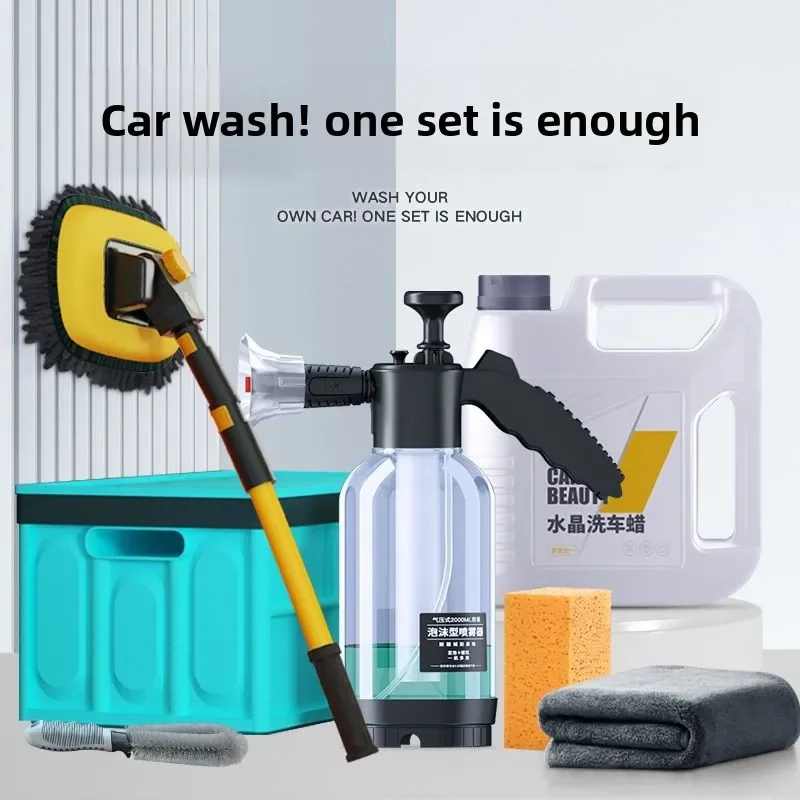 Kit de lavado de coche completo: cepillo y paños - imagen 3