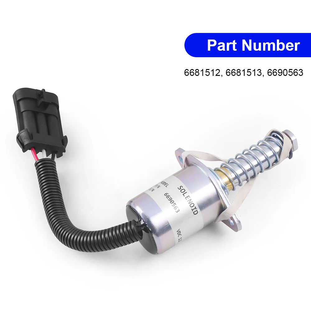 Electrovalvula bloqueo tracción Bobcat S150 S160 S185 753 763 – 6681513 - imagen 2