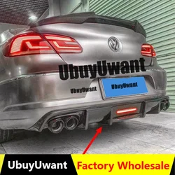 Labio trasero ABS carbono LED para VW Passat CC 2009-2017