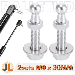 Perno prisionero M8x30mm con tuerca y arandela – kit suspensión universal