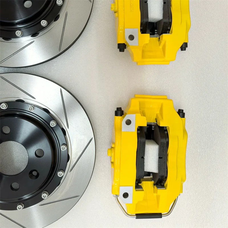Kit de frenos Jekit 7600 amarillo con disco ranurado Smart 451/453 - imagen 2