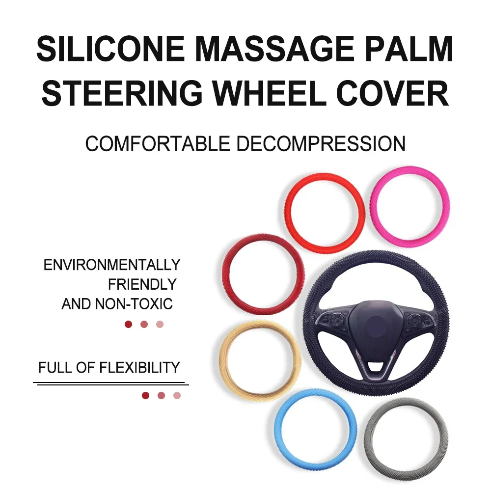 Funda volante silicona universal antideslizante – compatible KIA BMW Audi - imagen 2