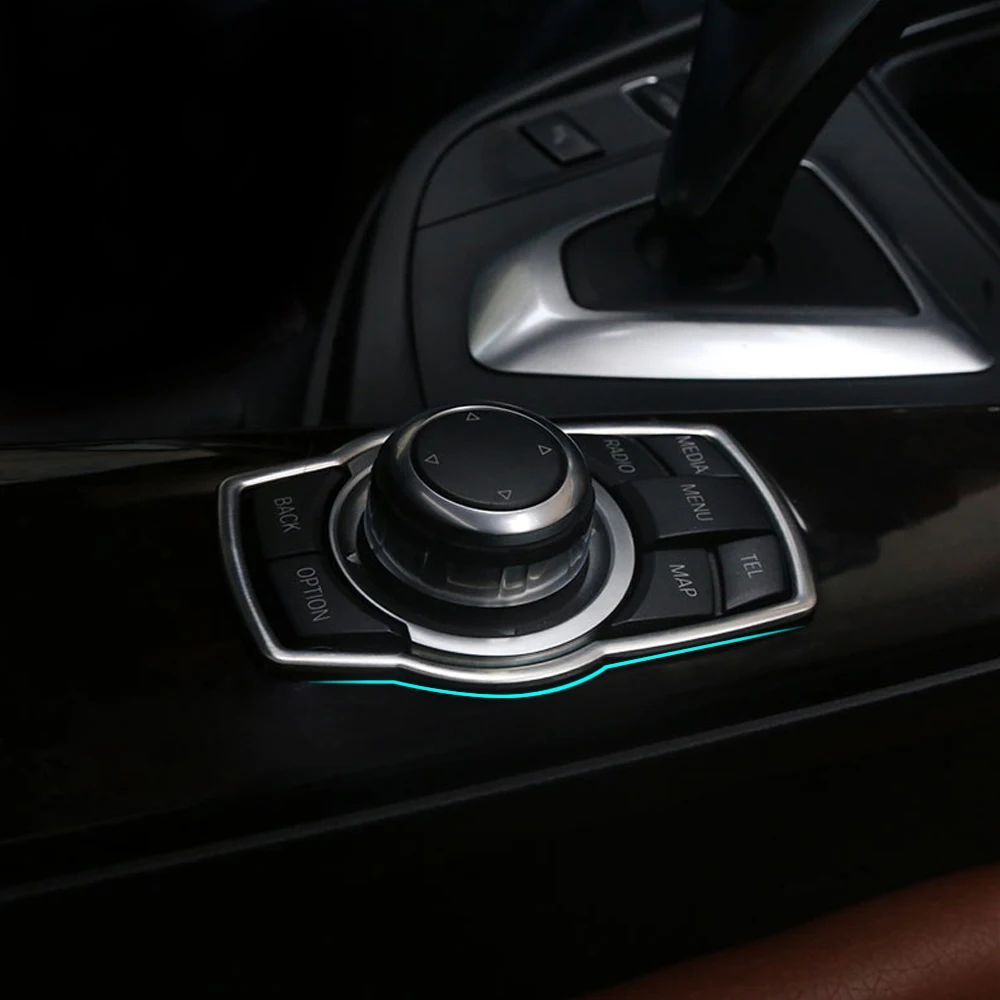 Embellecedor de botonera multimedia en acero inox. BMW X1/X3/X5/X6 - imagen 4