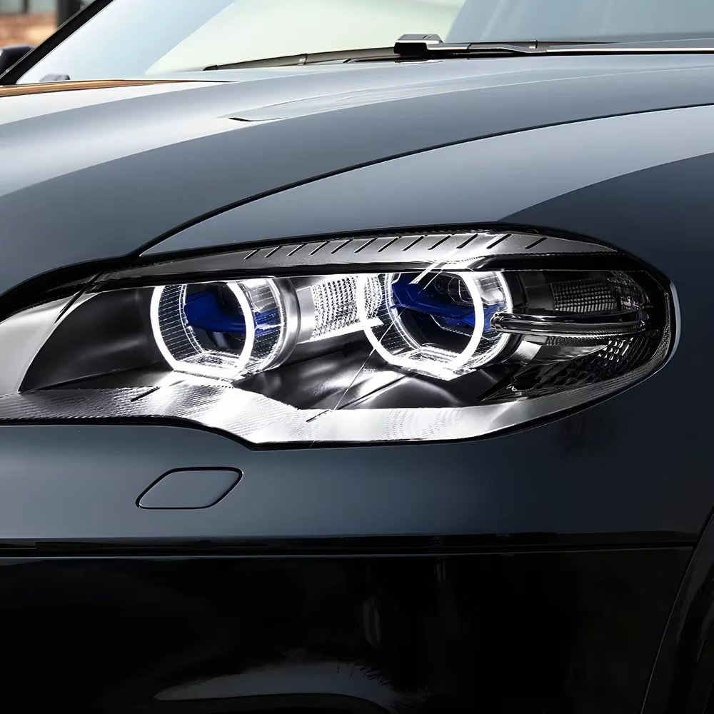 Faros LED BMW X5 E70 30i 35i 40i 2007-2013 con lente proyector y DRL - imagen 4