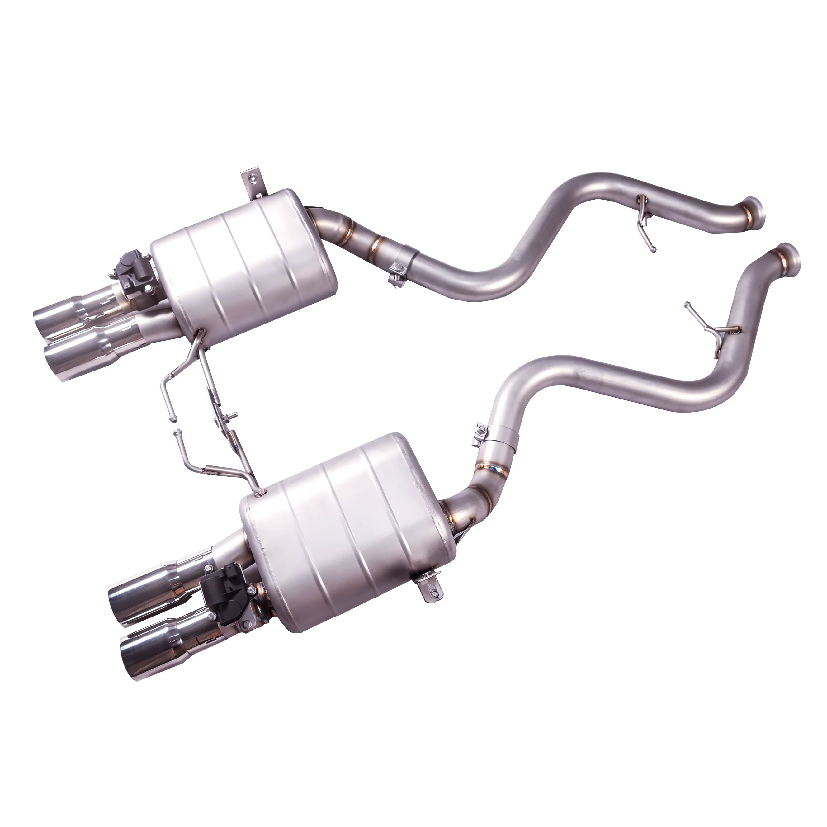 Escape GFC de acero inoxidable con válvula para BMW M3/M4 E90/E92/E93 - imagen 3