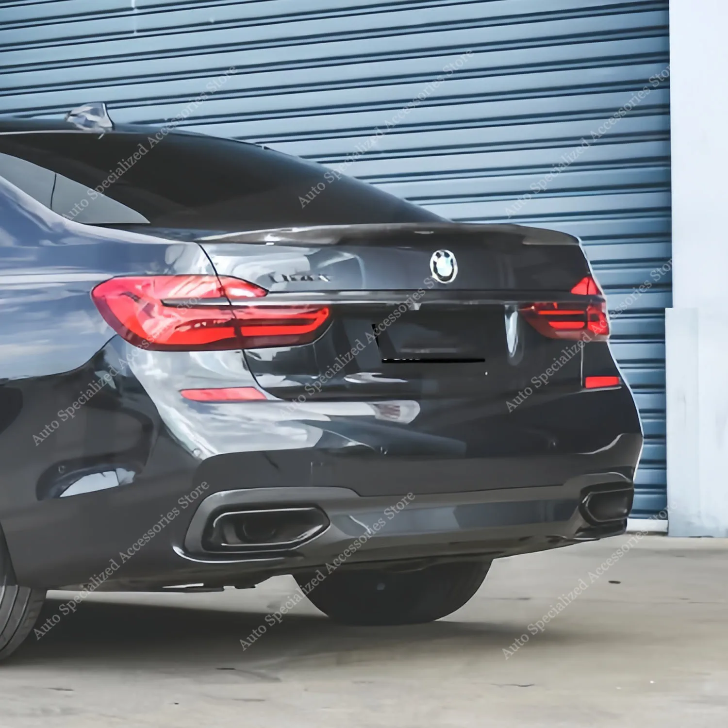Alerón trasero MP negro brillante para BMW Serie 7 G11 G12 (2015-2022) - imagen 2