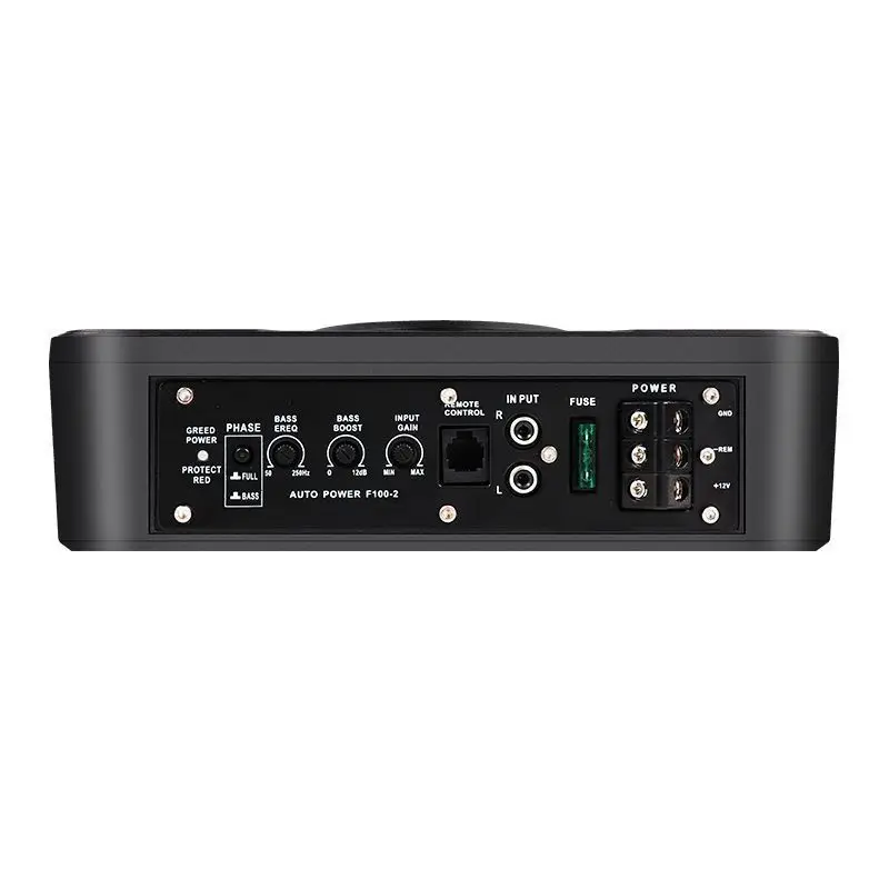 Subwoofer ultrafino para coche con control por cable y cableado - imagen 5