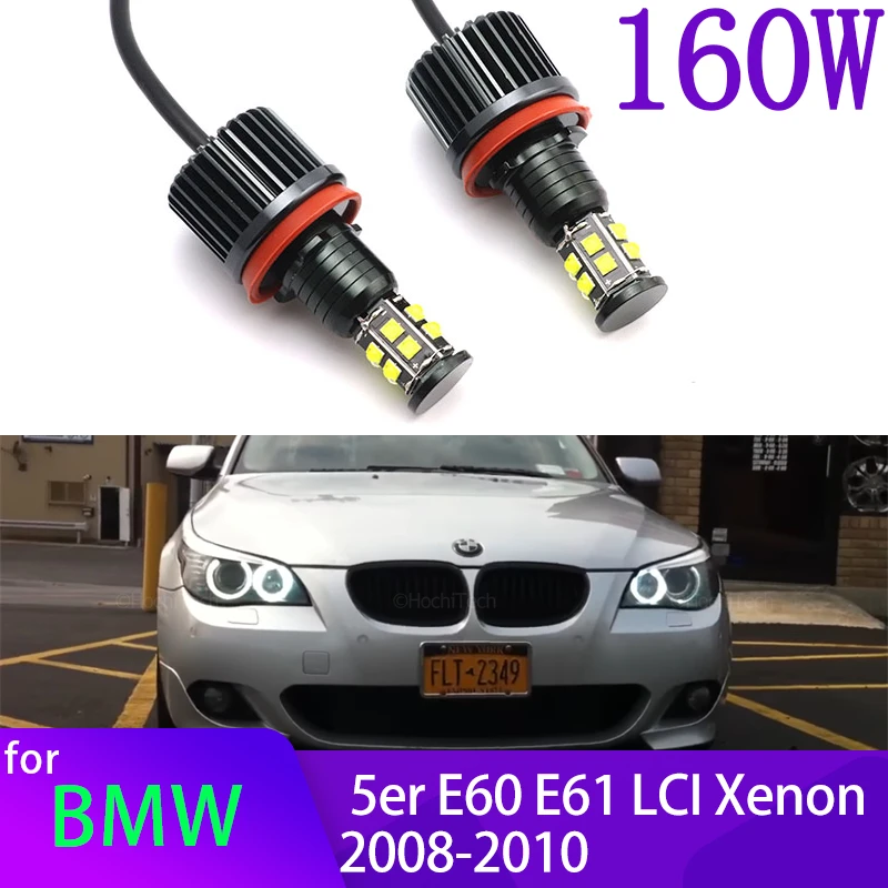 Faro xenón LED BMW Serie 5 E60 E61 LCI con ojos de ángel DRL 6000K