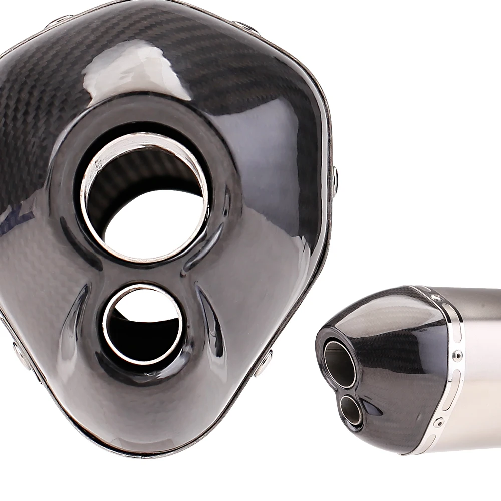 Escape fibra de carbono con DB killer para Yamaha TMAX 500 y AK550 - imagen 4