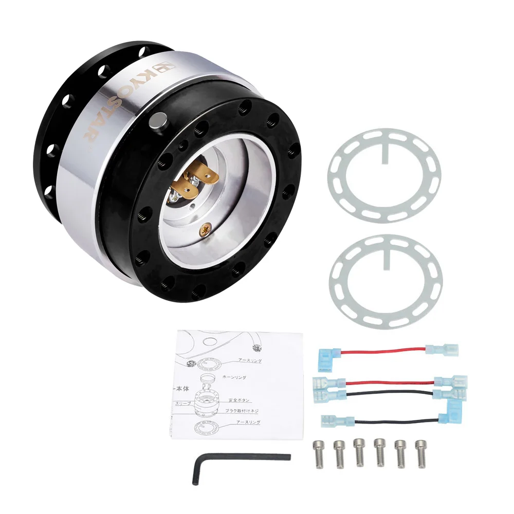 Kit cubo liberación rápida titanio para volante racing - imagen 5