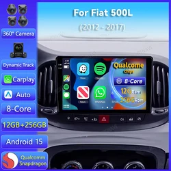 Radio Android 2DIN Fiat 500L 2012-2017 CarPlay WiFi GPS DSP Bluetooth