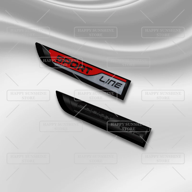 Emblema 3D metalizado Sport Line lateral para Skoda - imagen 2