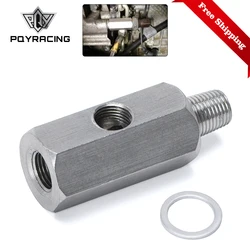 PQY OGA02 Adaptador en T para presión de aceite 1/8 BSPT-NPT
