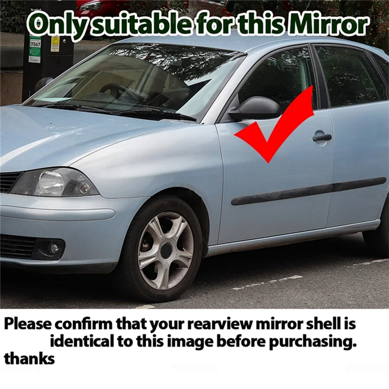 AEF3-1 carcasa espejo retrovisor SEAT Ibiza MK3 2002-2008 - imagen 5
