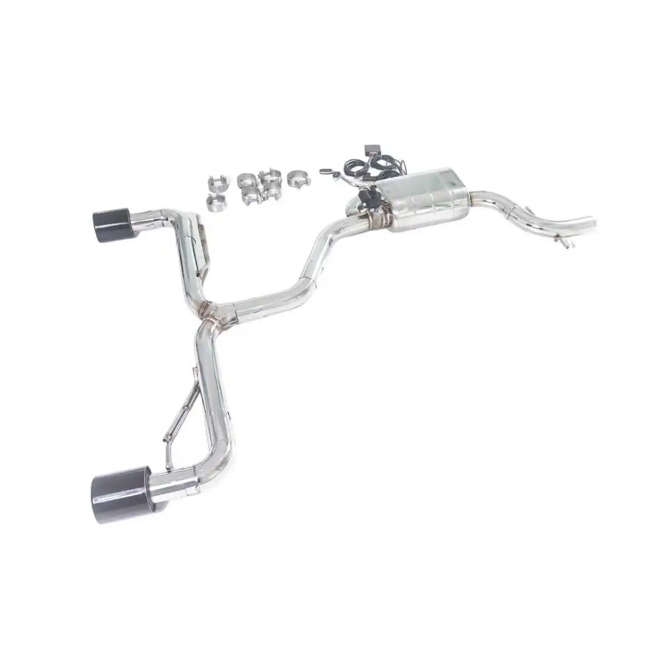Escape GFC doble salida para VW Golf 6 GTI 2.0 T - acero inox