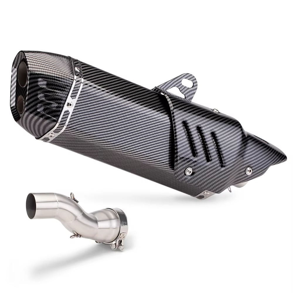 Escape slip-on con tubo intermedio y DB Killer – BMW R1200GS Adventure