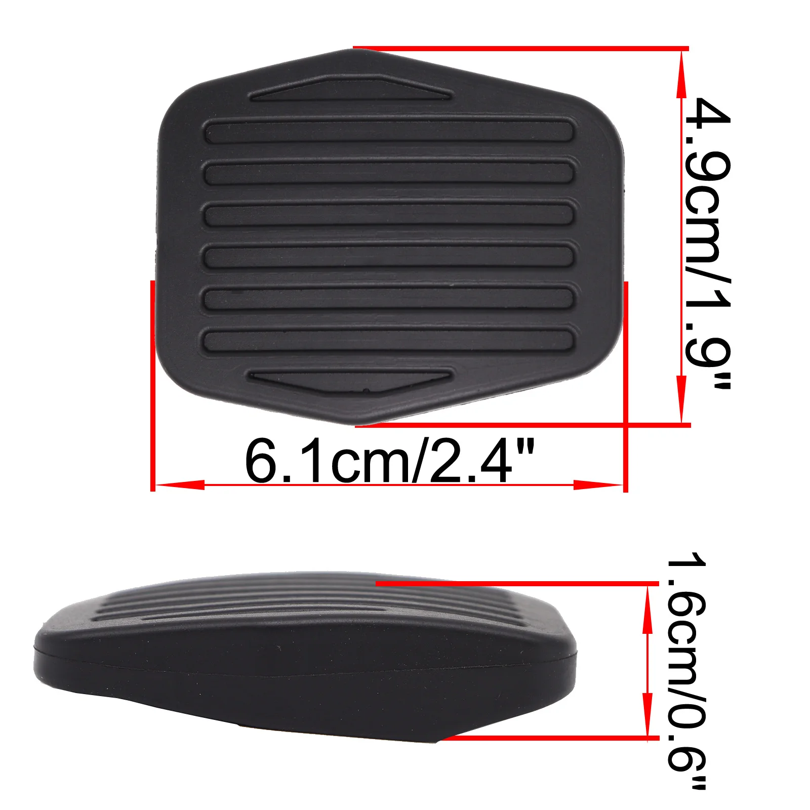 Gomas de pedales de freno y embrague para Volvo V40, C30 y V50 - imagen 4