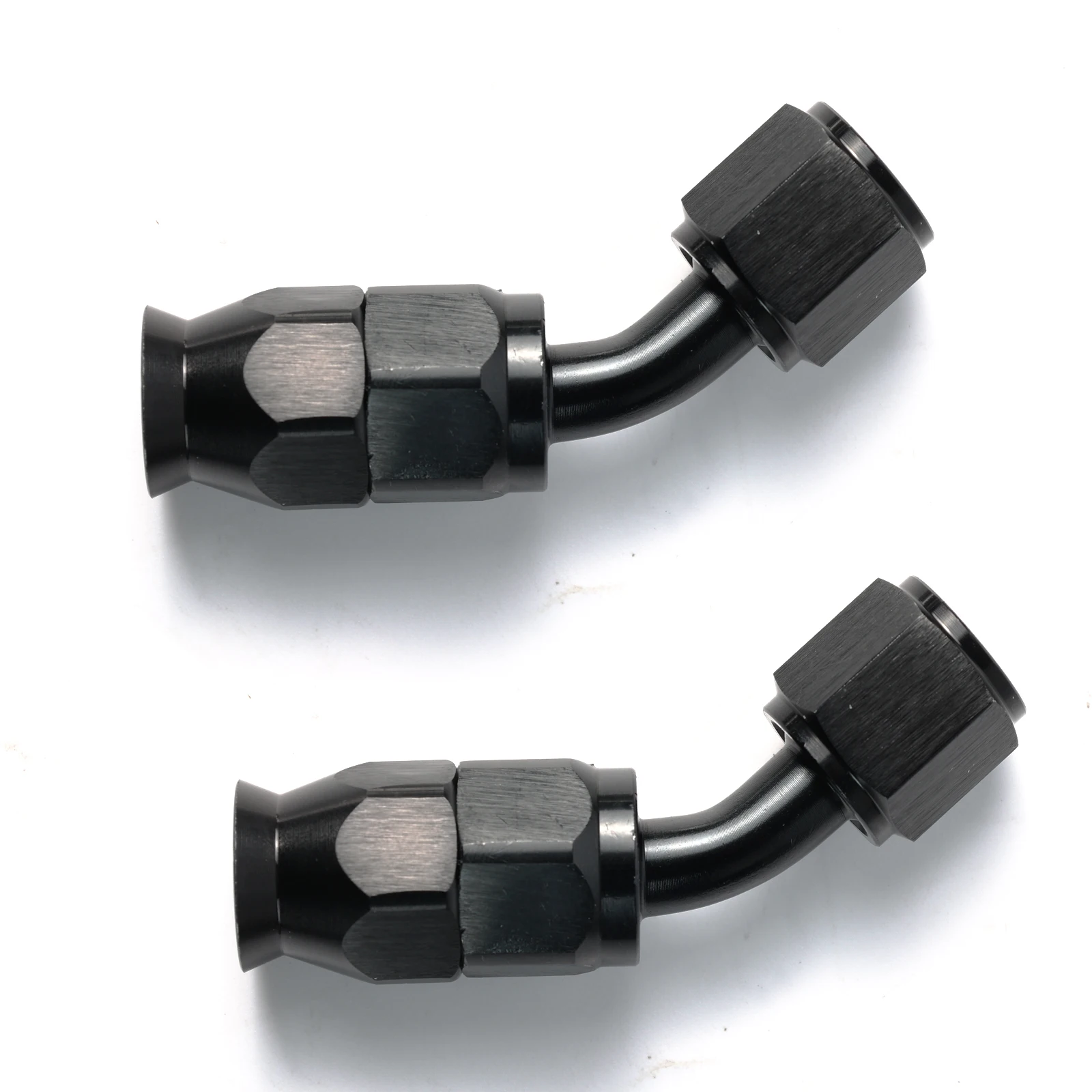 Adaptadores giratorios manguera combustible AN6 PTFE negro - imagen 2