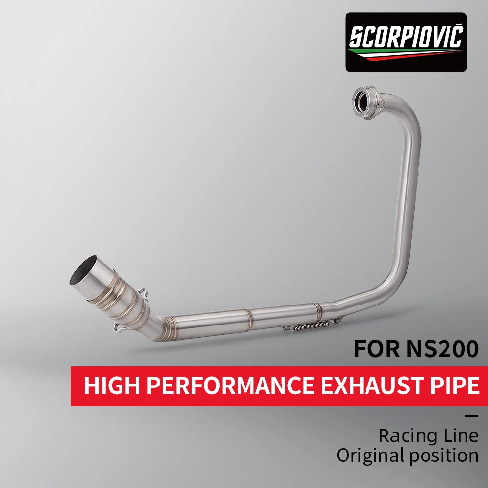 Tubo de enlace medio de escape para Bajaj Pulsar NS200