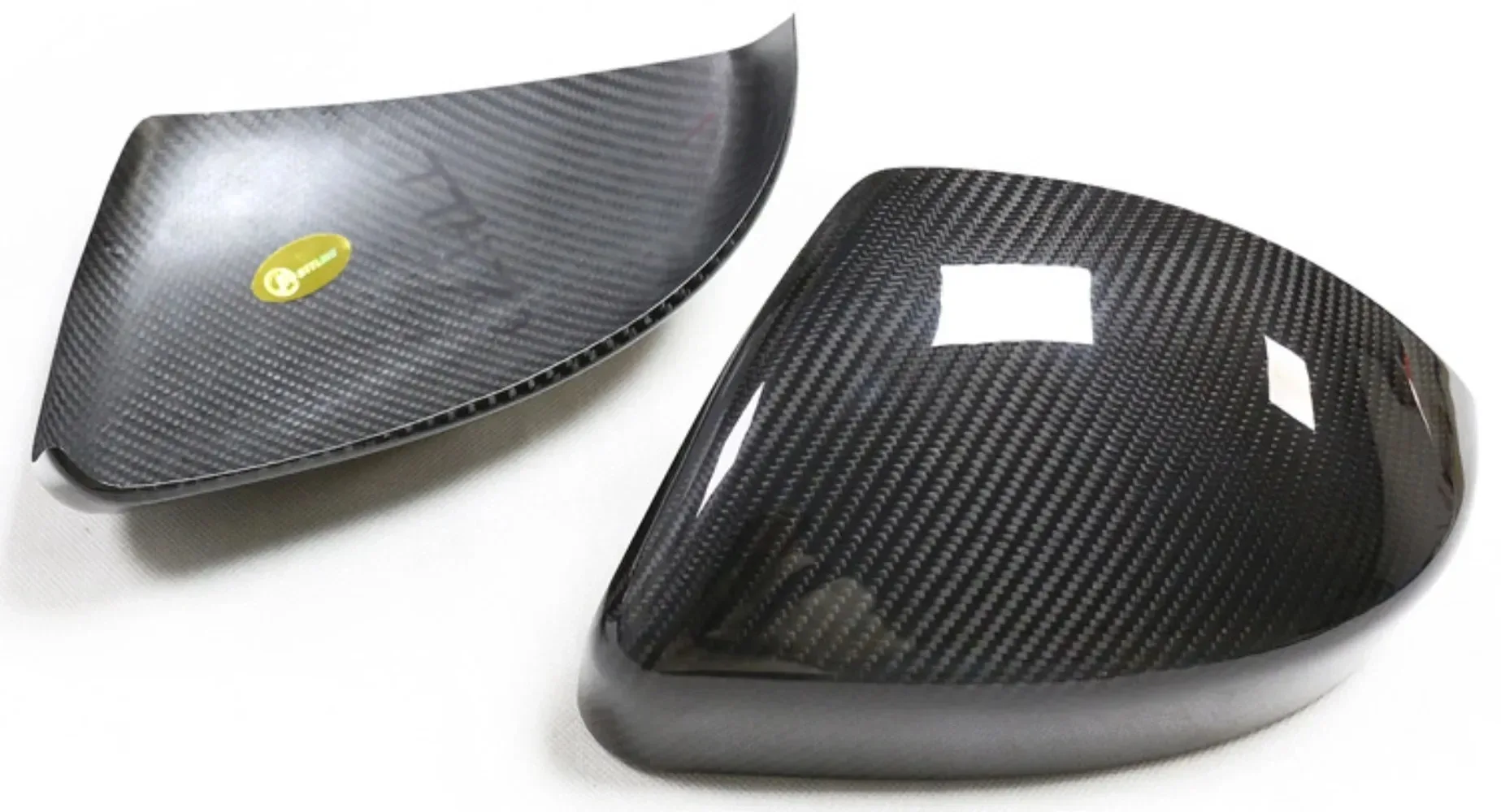Cubiertas de espejo retrovisor fibra de carbono seca para Land Rover - imagen 5