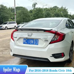 Alerón ABS negro para Honda Civic X Type R 2016-2019
