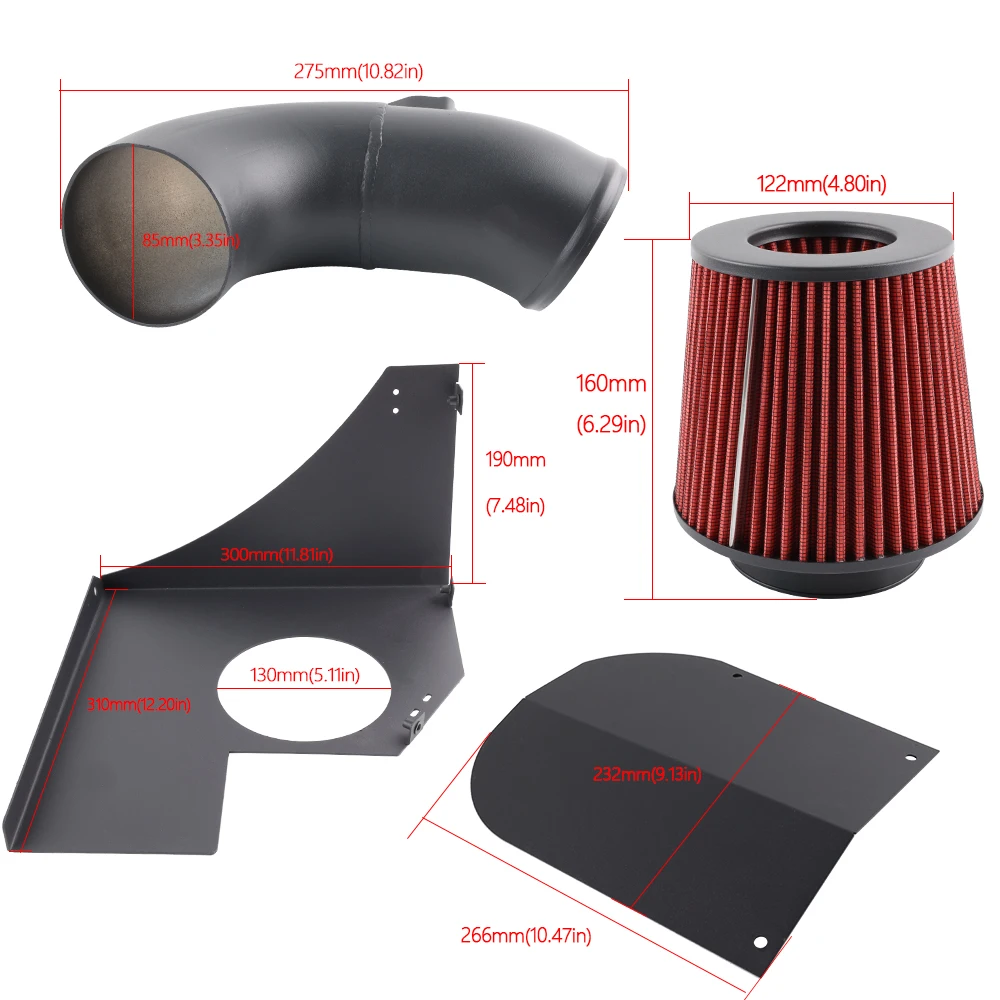 Kit admisión aire frío B58 BMW 140i 240i 340i 440i 3.0L 16-19 - imagen 2