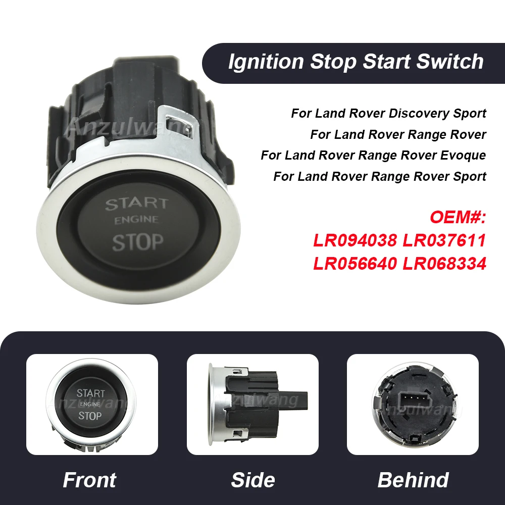 Botón de arranque LR 037611 – Range Rover Sport, Evoque