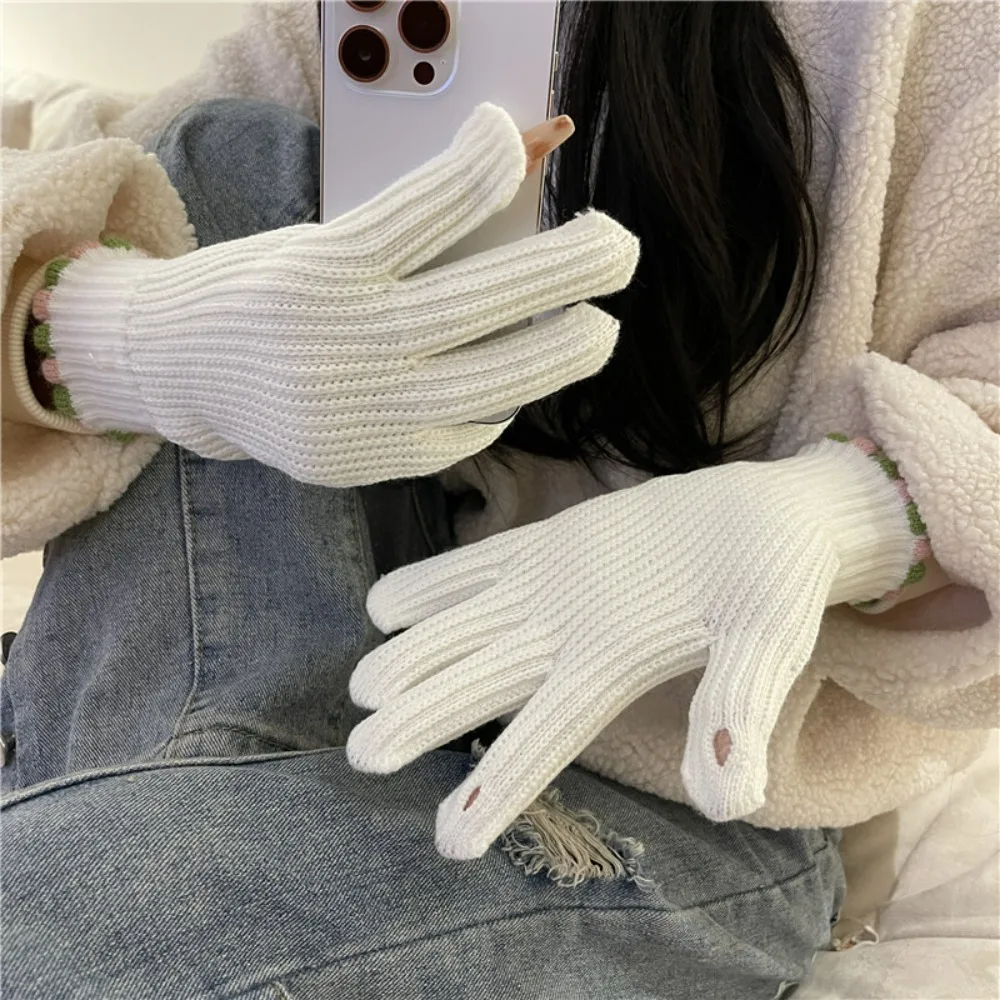 Guantes de ciclismo sin dedos para mujer, térmicos y táctiles - imagen 3