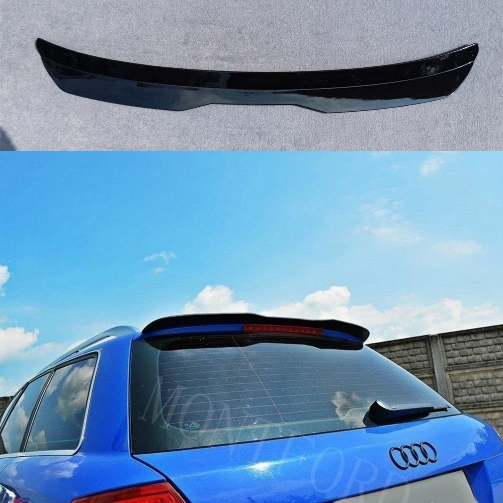 Spoiler de techo trasero Audi S4 B6 Avant negro brillante ABS