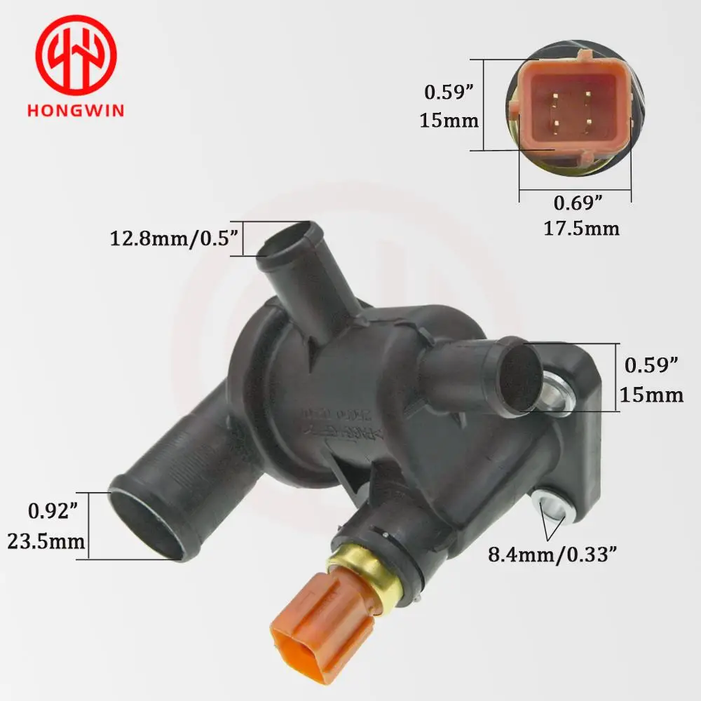 25650-02560 Carcasa del termostato para Kia Picanto y Hyundai Atos - imagen 4