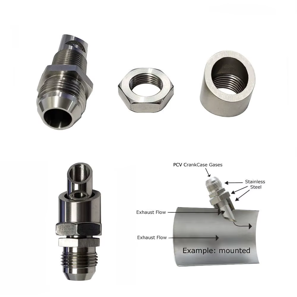 PQY Kit de vacío escape inoxidable E-VAC con conector T304 - imagen 2