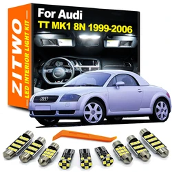 ZITWO Kit de luces LED interiores Canbus para Audi TT/TTS 8N
