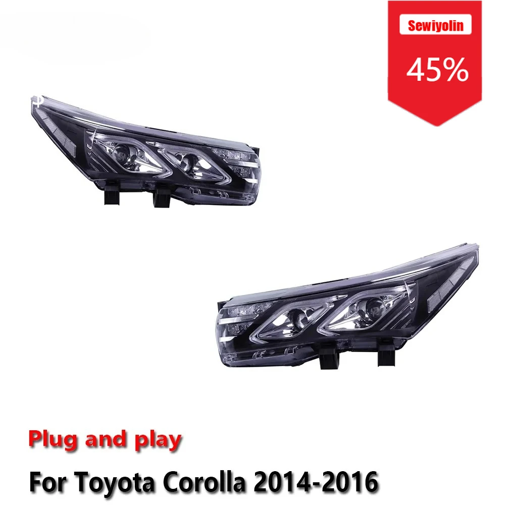 Faros antiniebla LED con DRL Sewiyolin – Toyota Corolla 2014-2016