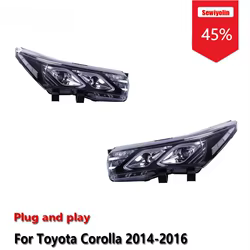 Faros antiniebla LED con DRL Sewiyolin – Toyota Corolla 2014-2016