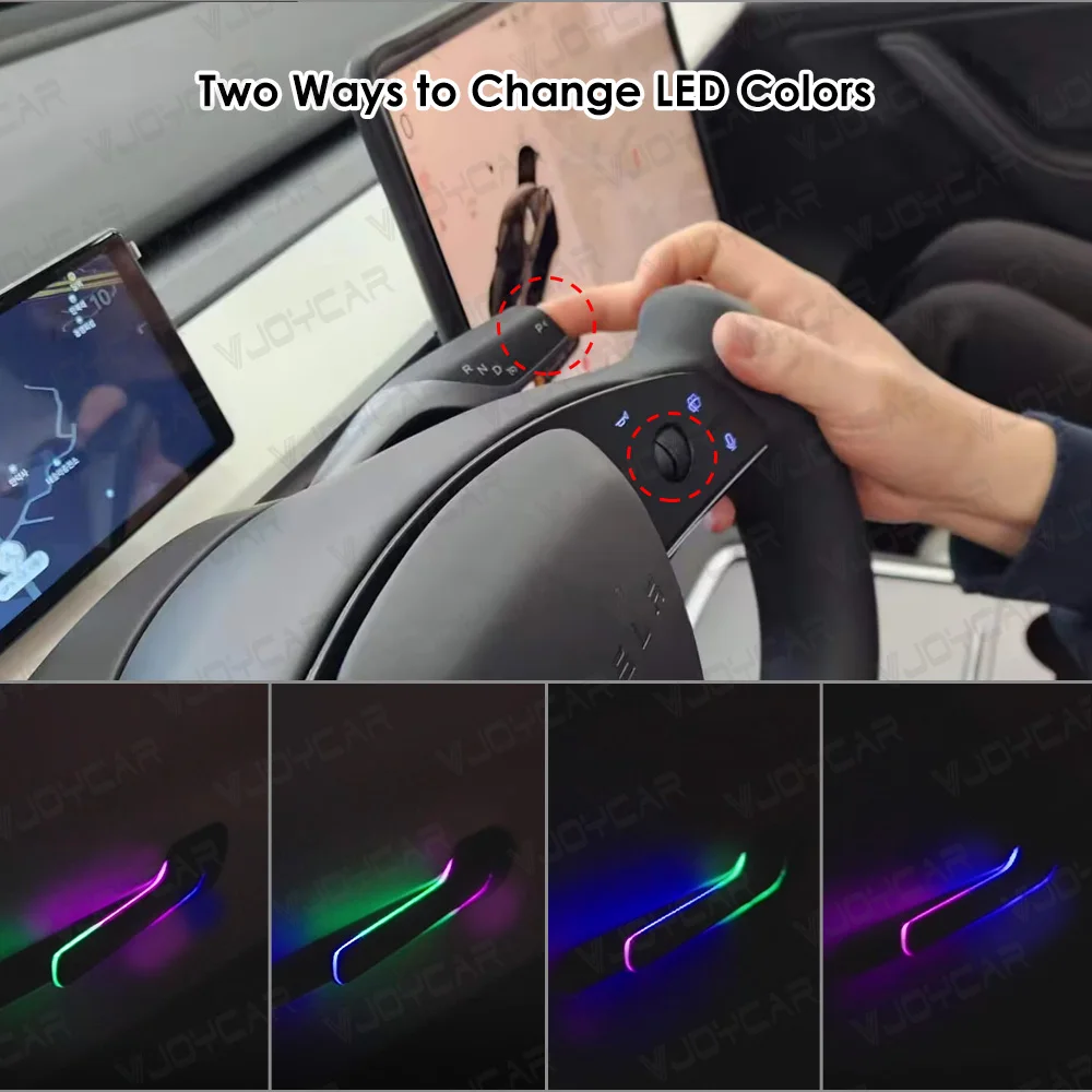 Manillas eléctricas LED automáticas para Tesla Model 3 y Model Y - imagen 5