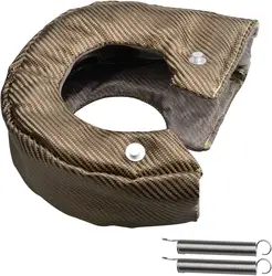 Manta térmica de titanio para turbocompresor T4/T6 con muelles