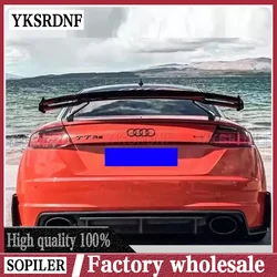 Alerón trasero de fibra de carbono para AUDI TTS, alerones de estilo de velocidad de cabeza de guerra TT RS MK3