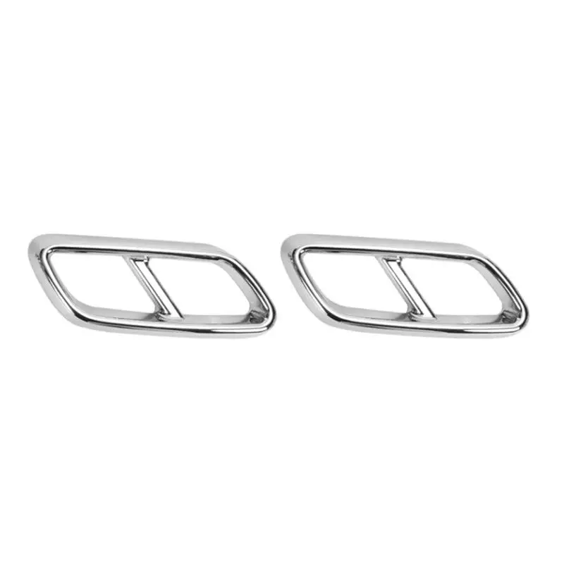 Embellecedor escape ABS efecto carbono y cromo para Mercedes C W206 - imagen 3