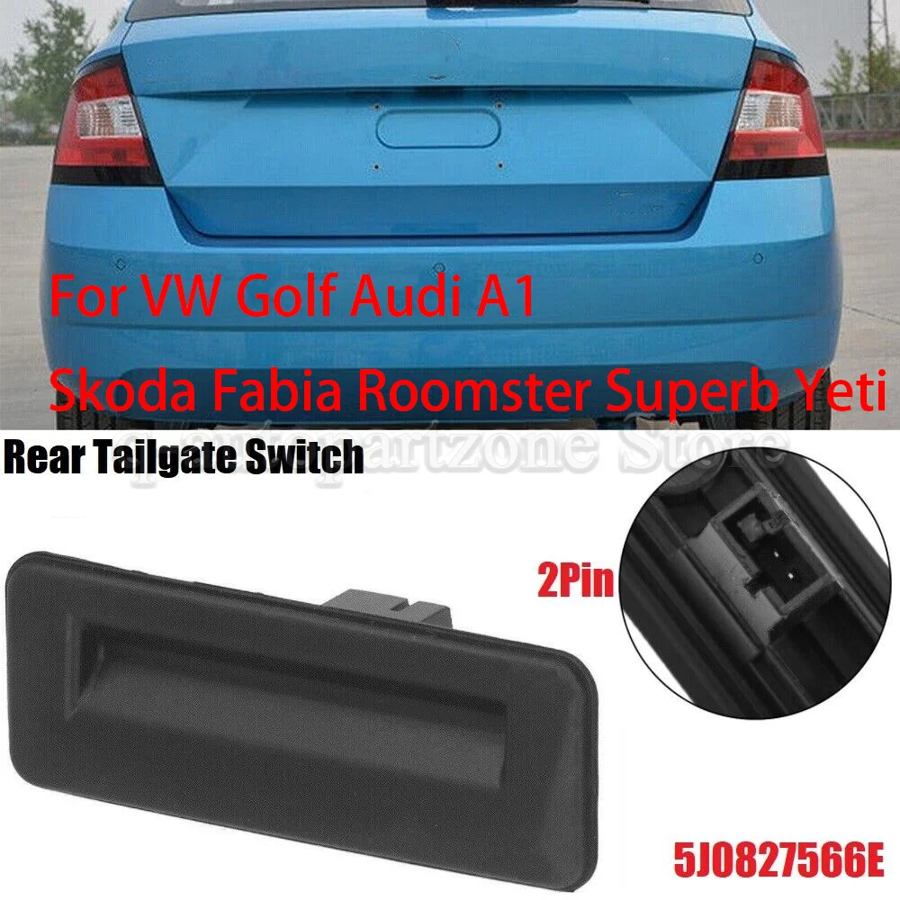 5J 0827566 E Tirador puerta trasera – VW Golf Audi A1 Skoda 2007-2018