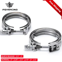 Abrazadera escape acero inoxidable macho-hembra – banda V reforzada