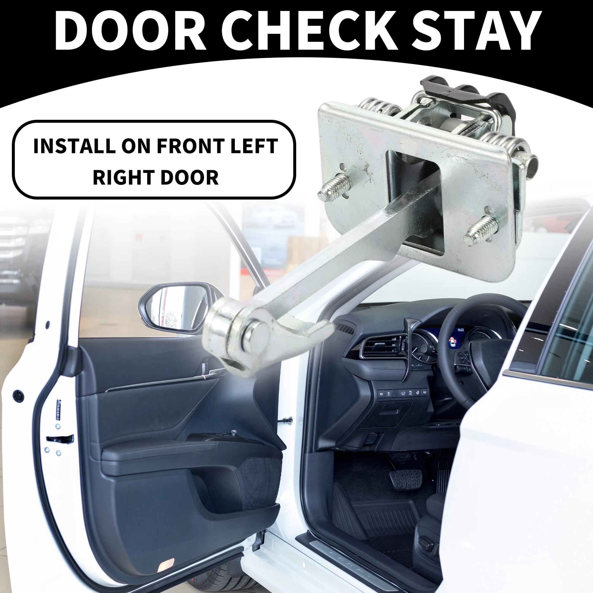 UXCELL limitador de tope de correa de retención de puerta No.9181Q8 tope de soporte de retención de puerta delantera izquierda derecha de coche para CITROEN DS3 2009-2019 - imagen 2