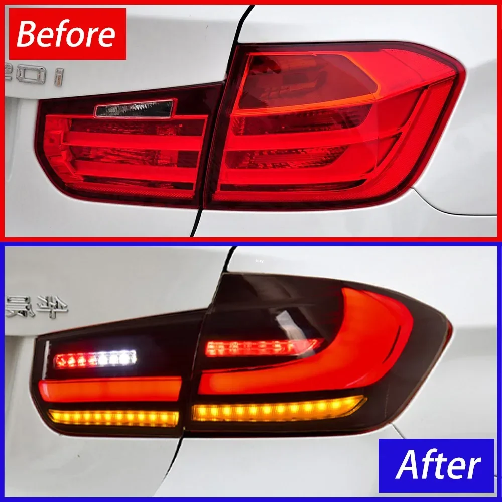 Pilotos traseros LED dinámicos BMW Serie 3 F30 estilo G20 - imagen 3