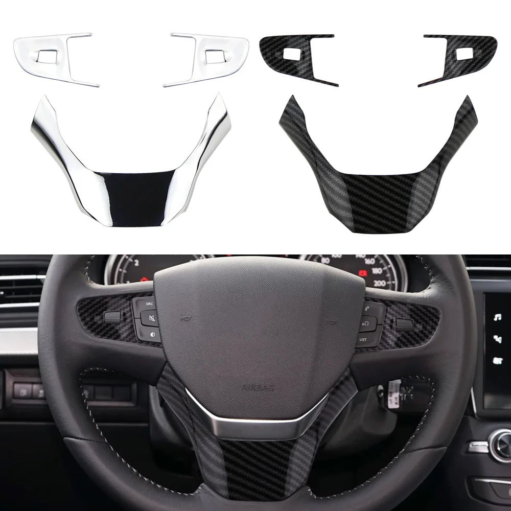 Embellecedor volante cromado lentejuelas Peugeot 408 2014-2019